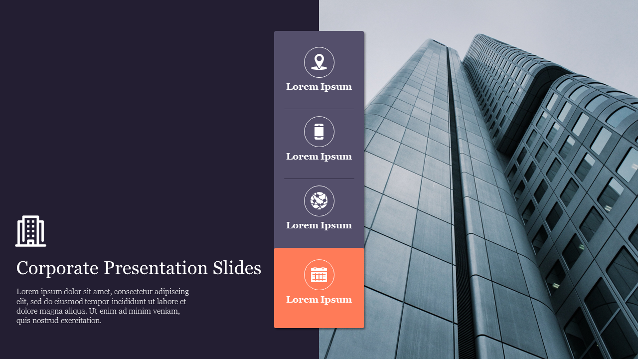 Editable New Corporate Presentation Slides PowerPoint PPT